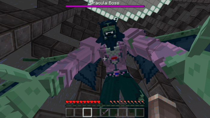 Dracula Vampire: Final Boss Addon (1.20, 1.19) - MCPE/Bedrock Mod 10