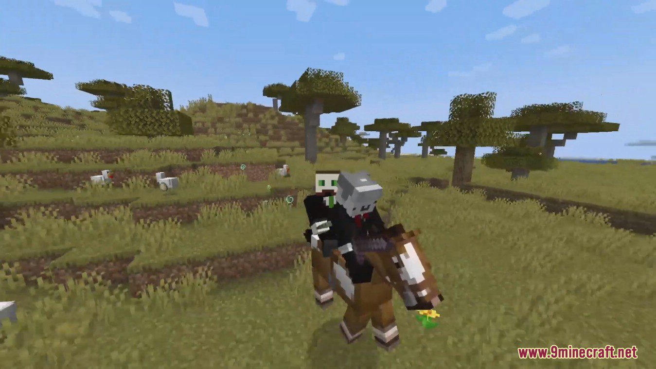 Dual Riders Mod (1.19.2, 1.18.2) - Two Players One Horse 3