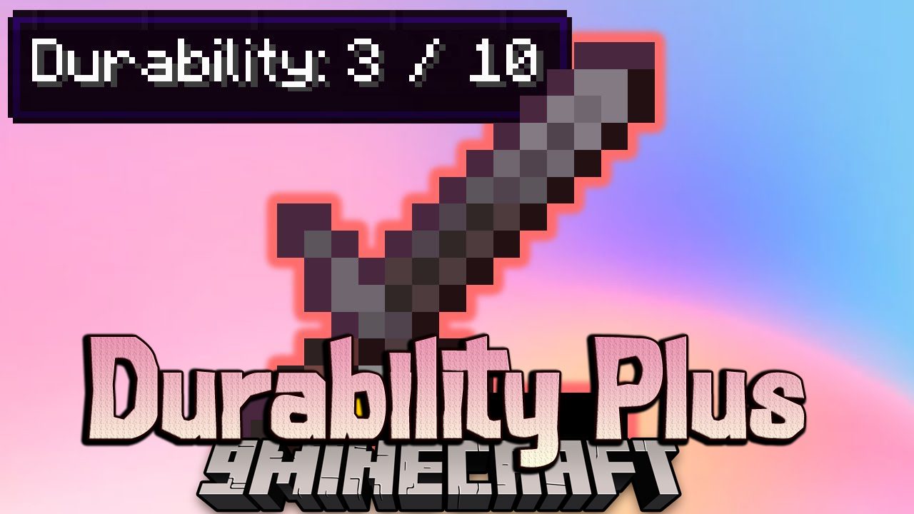 Durability Plus Mod (1.20.4, 1.19.4) - Item Durability Tooltips 1