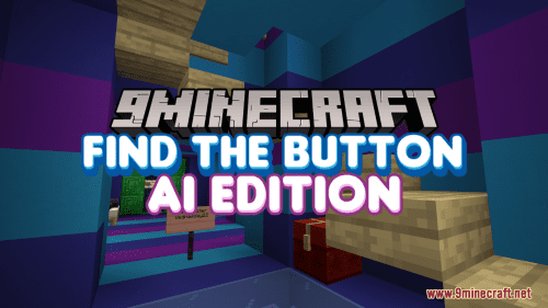 Find The Button: AI Edition Map (1.21.1, 1.20.1) – AI Assisted Creation Thumbnail