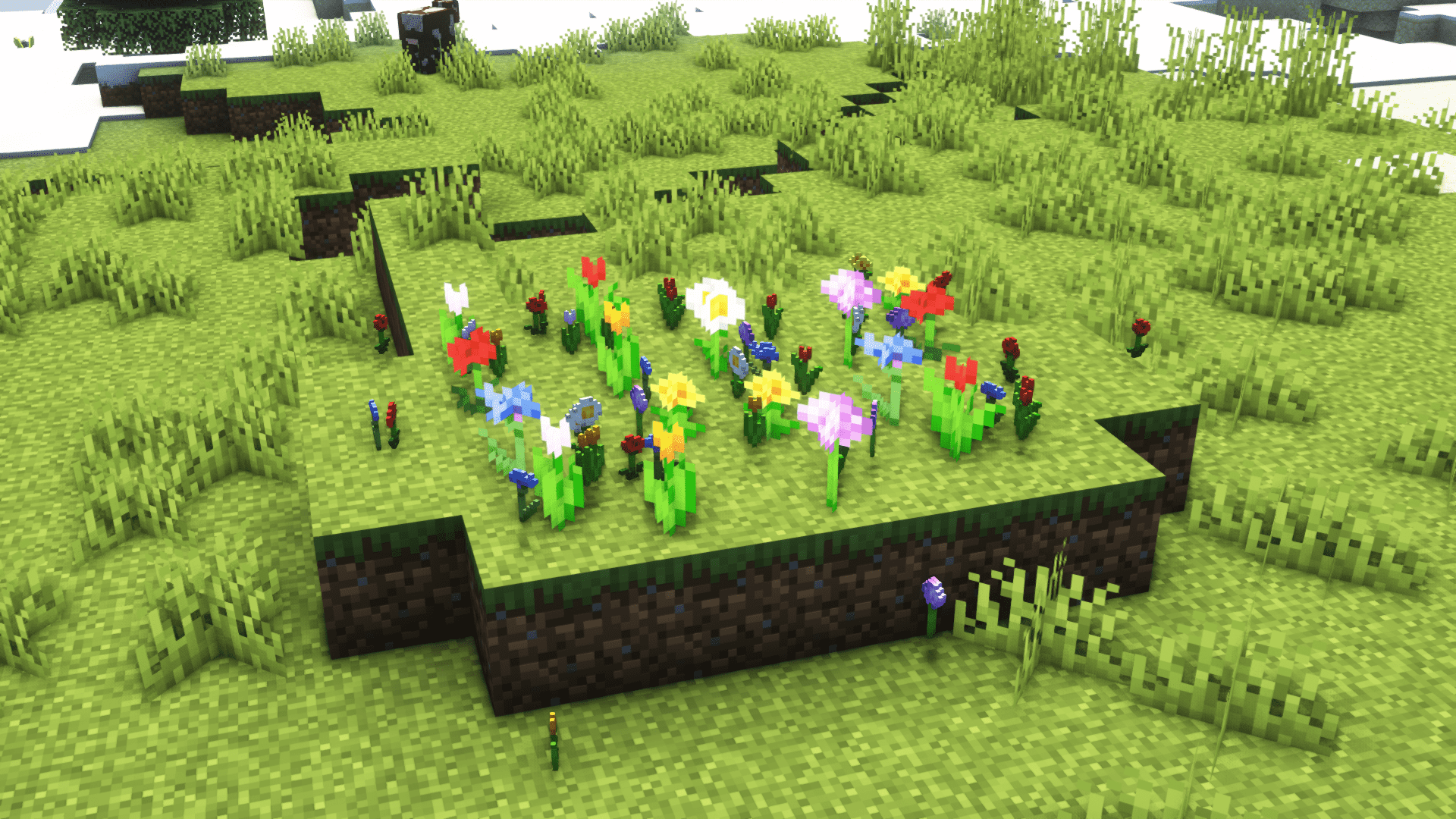 Flower Doubling Mod (1.20.1, 1.19.4) - Easy One Click Flower Farms 4