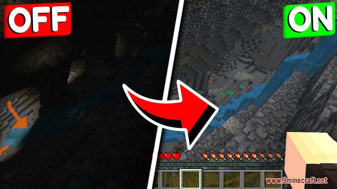 Fullbright Mod (1.20.6, 1.20.1) - Toggle Fullbright in Minecraft 5