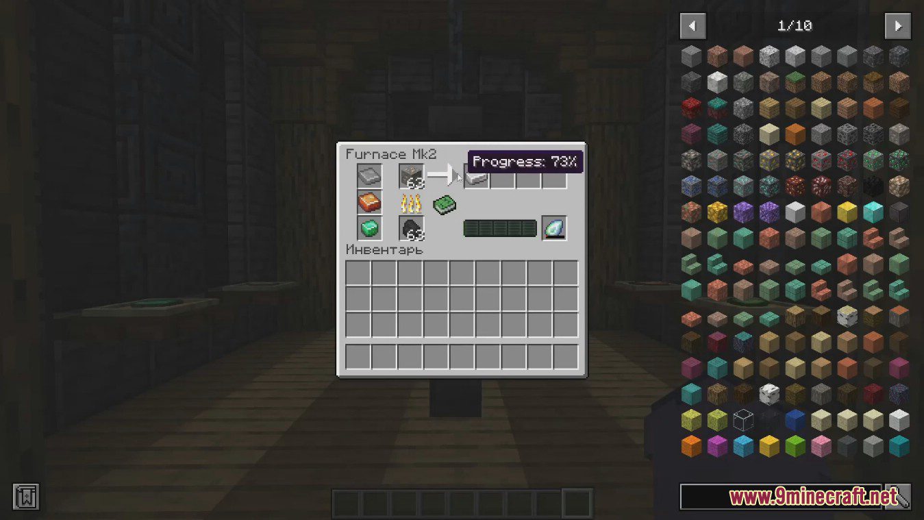 Furnace Mk2 Mod (1.19.2, 1.18.2) - Extension of The Vanilla Furnace 8