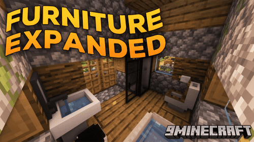 Furniture Expanded Mod (1.20.4, 1.19.4) – Crafting Cozy Spaces In Minecraft Thumbnail