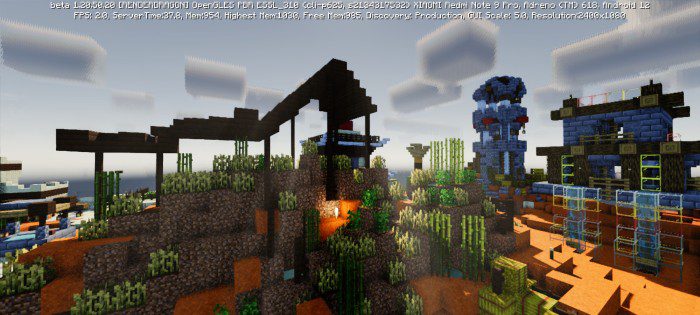 Harmony Voxel Deferred Shader (1.20) - MCPE/Bedrock 2