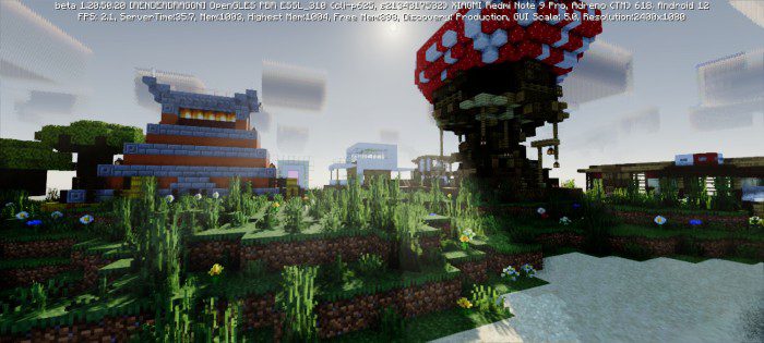 Harmony Voxel Deferred Shader (1.20) - MCPE/Bedrock 5