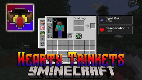 Hearty Trinkets Mod (1.19.2, 1.18.2) – Old Tinkers Heart Canisters Thumbnail