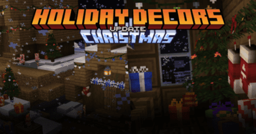 Holiday Decors Addon (1.20) – MCPE/Bedrock Mod Thumbnail