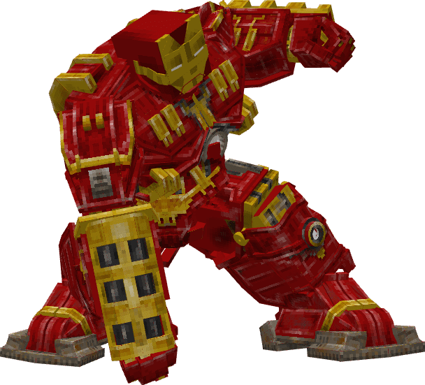 Hulk Buster Addon (1.20, 1.19) - MCPE/Bedrock Mod 3