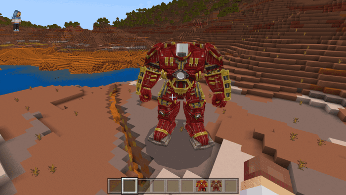 Hulk Buster Addon (1.20, 1.19) - MCPE/Bedrock Mod 6