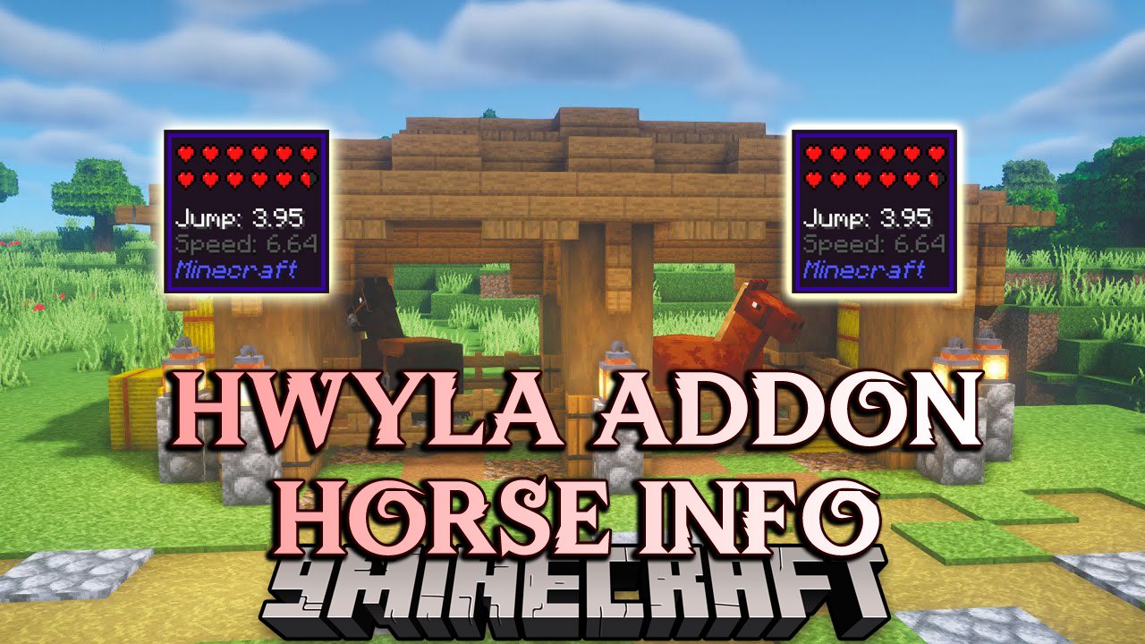 Hwyla Addon Horse Info Mod (1.19.2, 1.18.2) - Jump and Speed Information 1