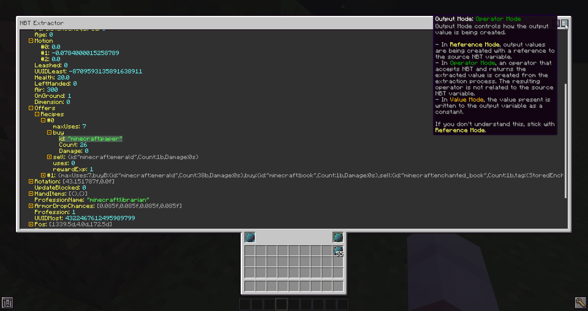 Integrated NBT Mod (1.19.2, 1.18.2) - Extract Values from Complex NBT Data 4