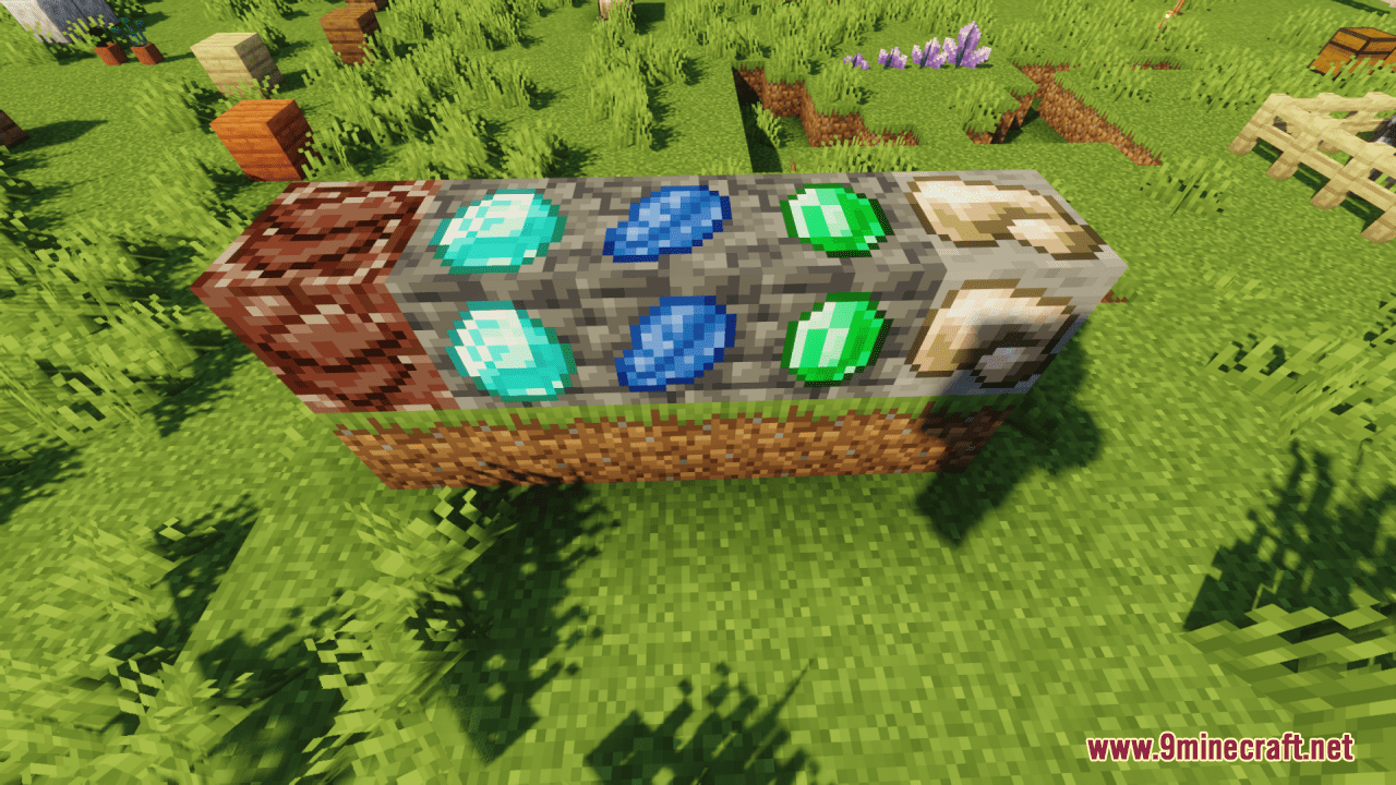 Items On Ores Resource Pack (1.20.6, 1.20.1) - Texture Pack 11