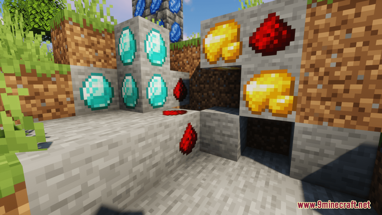 Items On Ores Resource Pack (1.20.6, 1.20.1) - Texture Pack 7