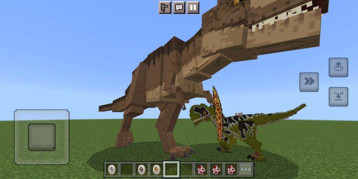 Jurassic World Fan Update Addon (1.20, 1.19) - MCPE/Bedrock Mod 11