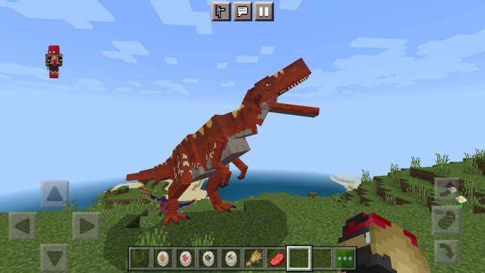 Jurassic World Fan Update Addon (1.20, 1.19) - MCPE/Bedrock Mod 3