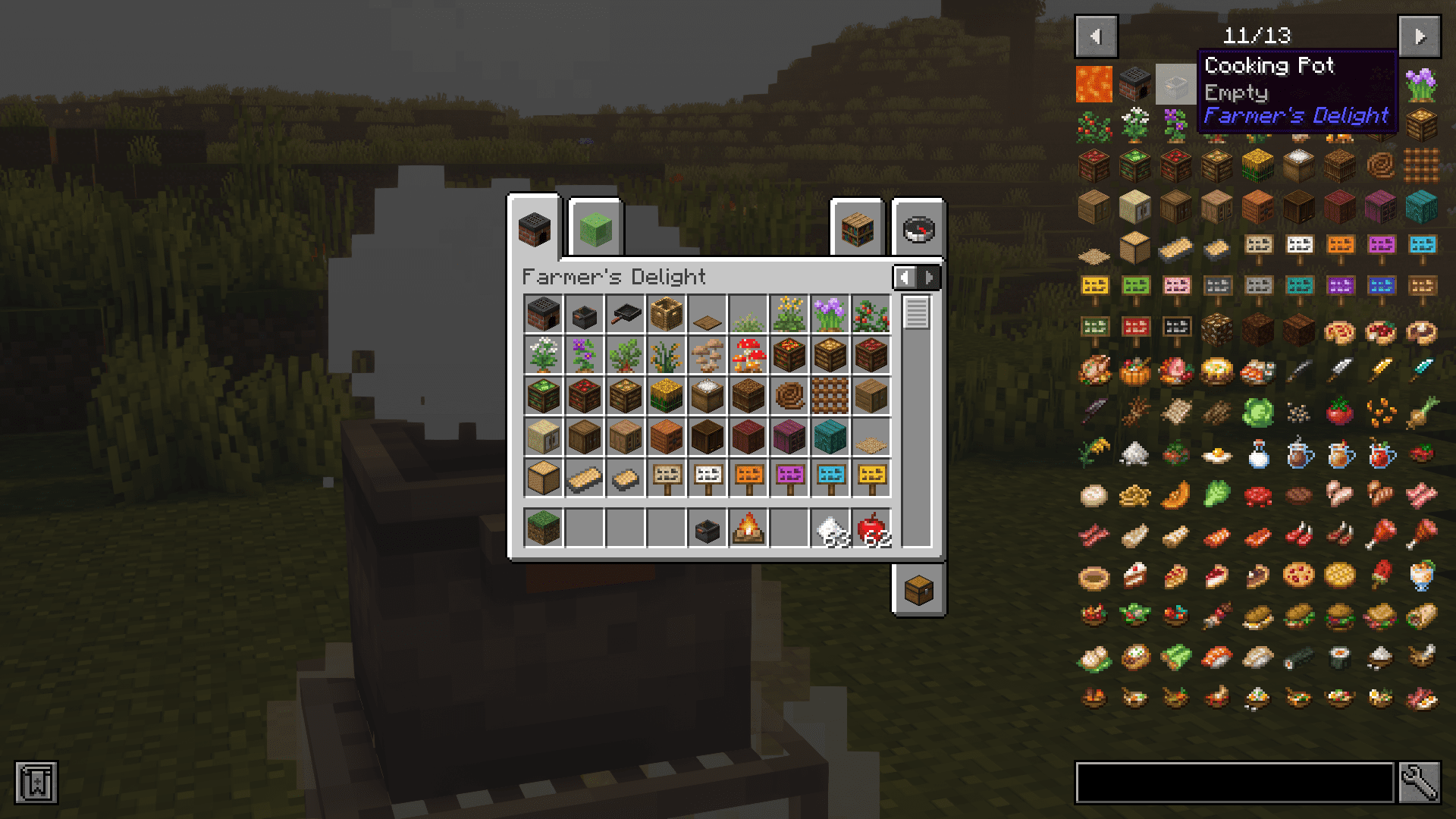 Just Enough Farmer's Recipes Mod (1.20.1, 1.19.3) - JEI Support For Farmer’s Delight 3