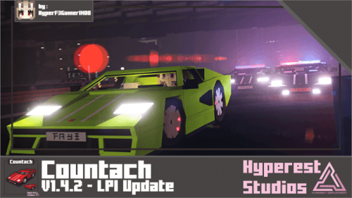 Lamborghini Countach Addon (1.20) – MCPE/Bedrock Mod Thumbnail