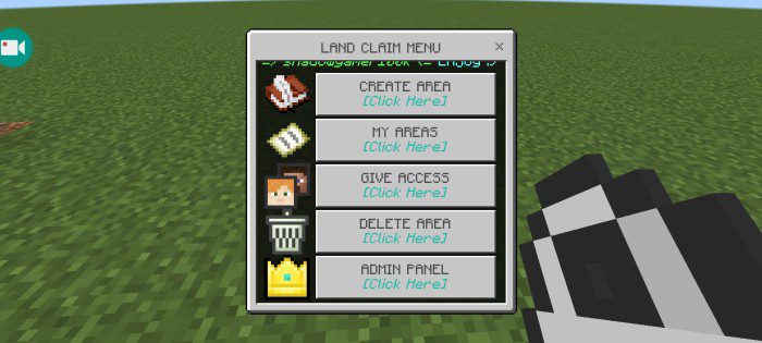 Land Claim Addon (1.20) - MCPE/Bedrock Mod 12