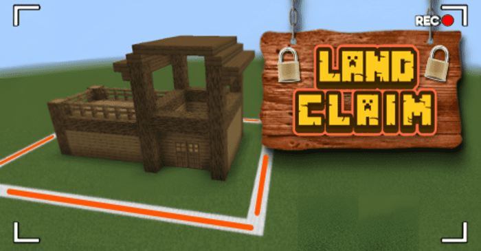 Land Claim Addon (1.20) - MCPE/Bedrock Mod 1