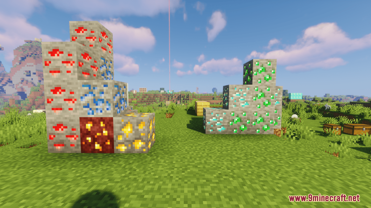 Light Ores Resource Pack (1.20.6, 1.20.1) - Texture Pack 2