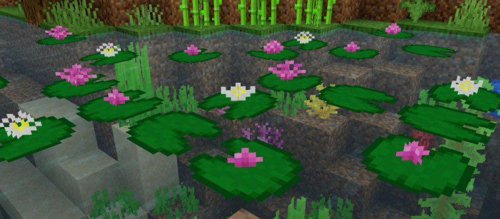 Lily Pads Plus Texture Pack (1.21, 1.20) - MCPE/Bedrock 2