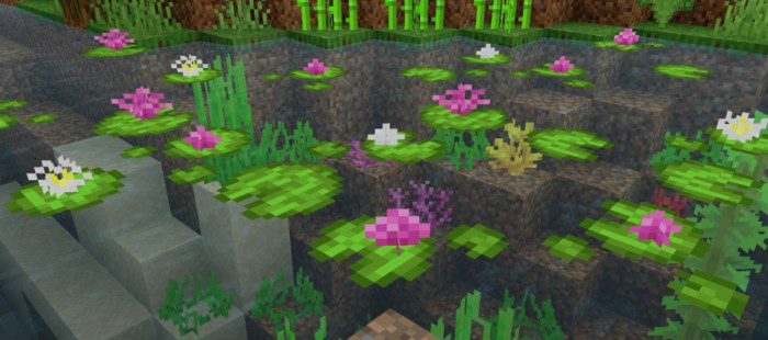 Lily Pads Plus Texture Pack (1.21, 1.20) - MCPE/Bedrock 5