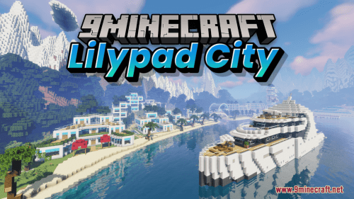 Lilypad City Map (1.21.1, 1.20.1) – Floating City! Thumbnail