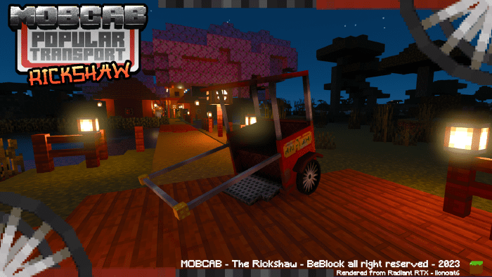 MOBCAB - Popular Transport Addon (1.20, 1.19) - Bedrock Mod 12