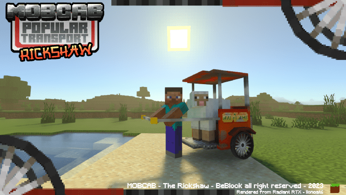 MOBCAB - Popular Transport Addon (1.20, 1.19) - Bedrock Mod 14