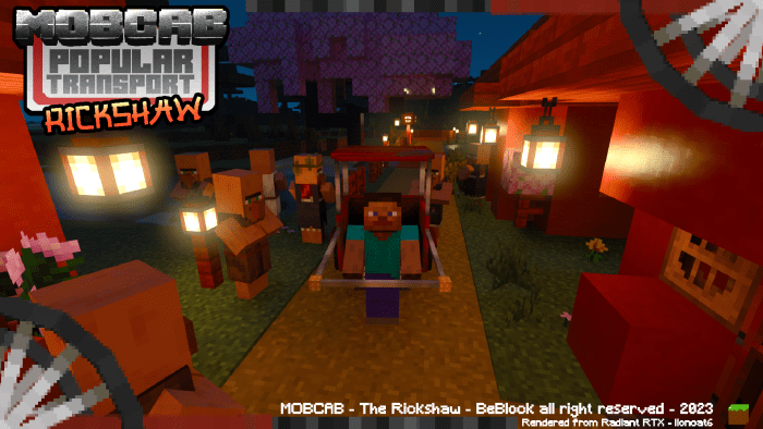 MOBCAB - Popular Transport Addon (1.20, 1.19) - Bedrock Mod 16