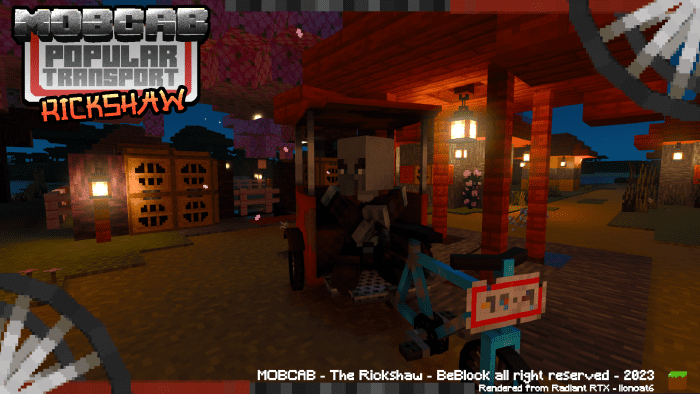 MOBCAB - Popular Transport Addon (1.20, 1.19) - Bedrock Mod 21