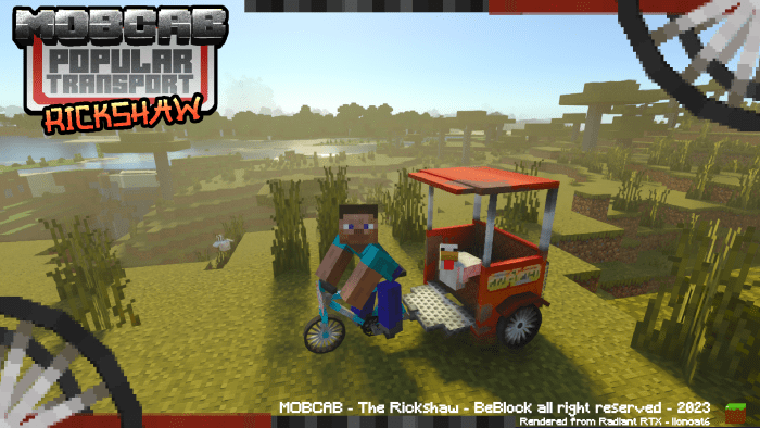 MOBCAB - Popular Transport Addon (1.20, 1.19) - Bedrock Mod 22