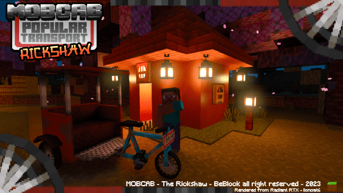 MOBCAB - Popular Transport Addon (1.20, 1.19) - Bedrock Mod 23