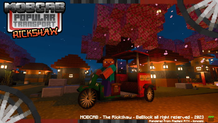 MOBCAB - Popular Transport Addon (1.20, 1.19) - Bedrock Mod 28