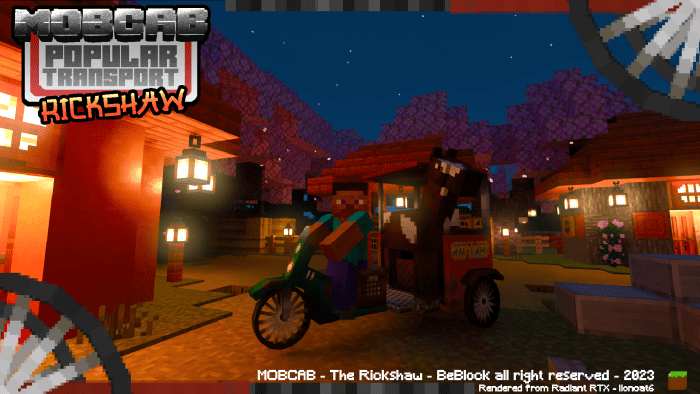 MOBCAB - Popular Transport Addon (1.20, 1.19) - Bedrock Mod 29