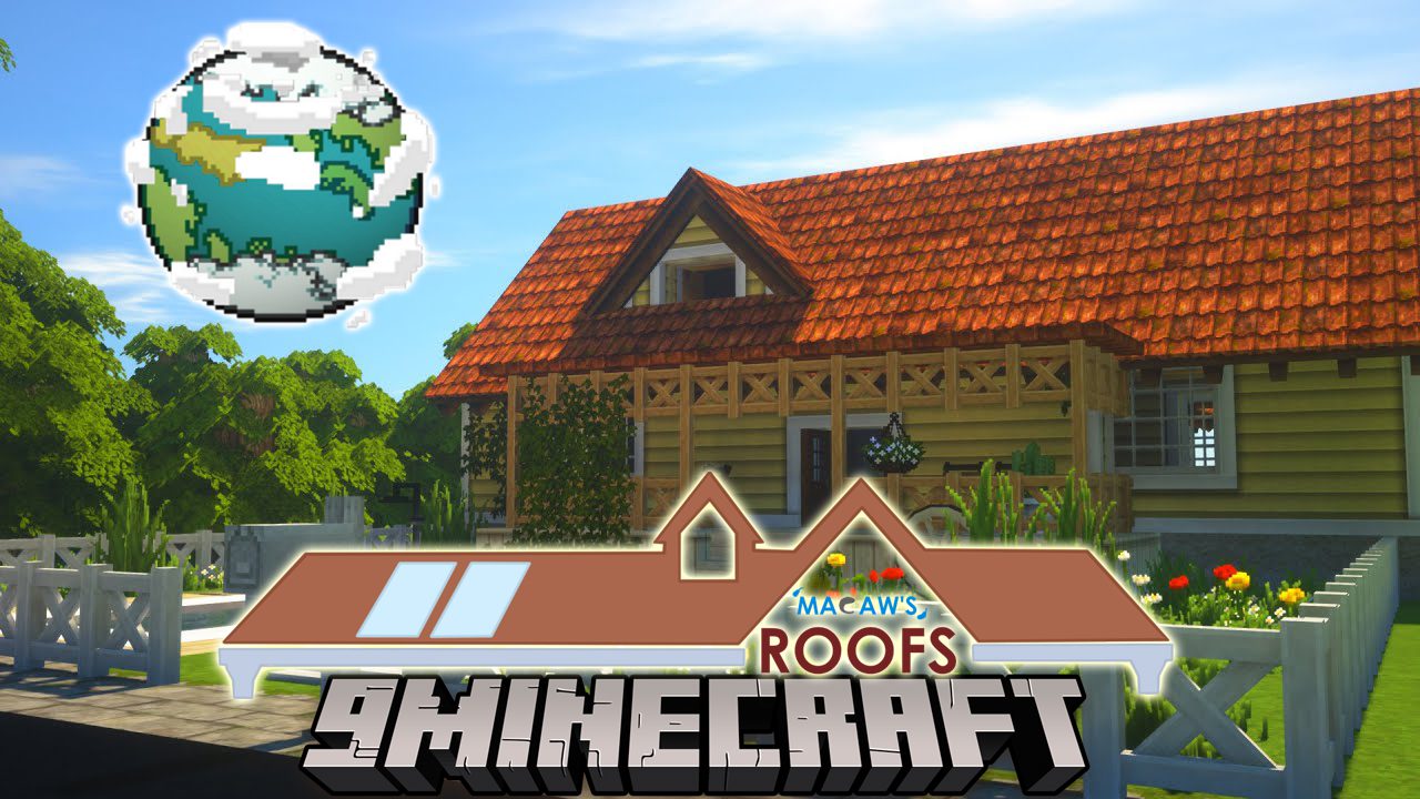 Macaw's Roofs Oh The Biomes You'll Go Mod (1.19.4, 1.18.2) 1