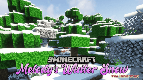 Melody’s Winter Snow Resource Pack (1.20.6, 1.20.1) – Texture Pack Thumbnail