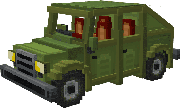 Military Craft Vehicles Addon (1.20, 1.19) - MCPE/Bedrock Mod 4