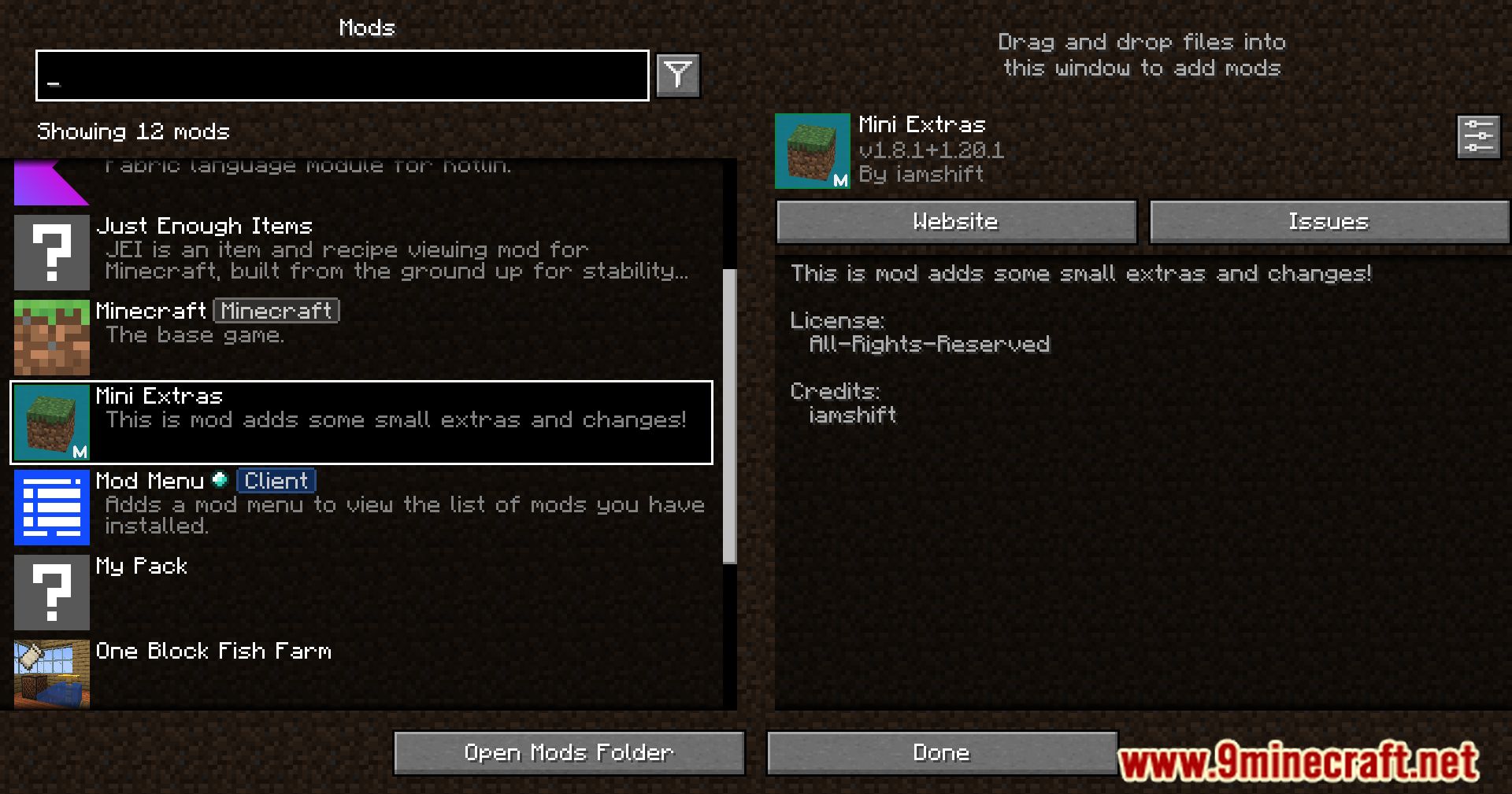 Mini Extras Mod (1.20.1, 1.19.3) - Elevate Your Minecraft Experience With Thoughtful Enhancements! 2