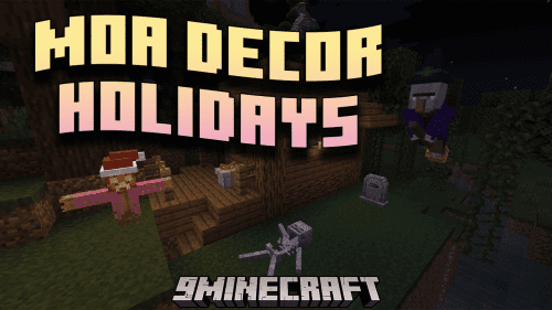 Moa Decor Holidays Mod (1.21.1, 1.20.1) – Celebrate Every Season In Minecraft Style! Thumbnail