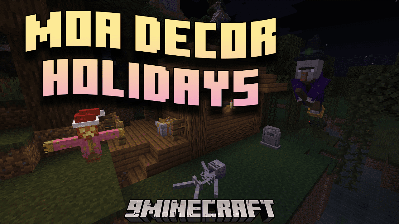 Moa Decor Holidays Mod (1.20.1, 1.19.4) - Celebrate Every Season In Minecraft Style! 1