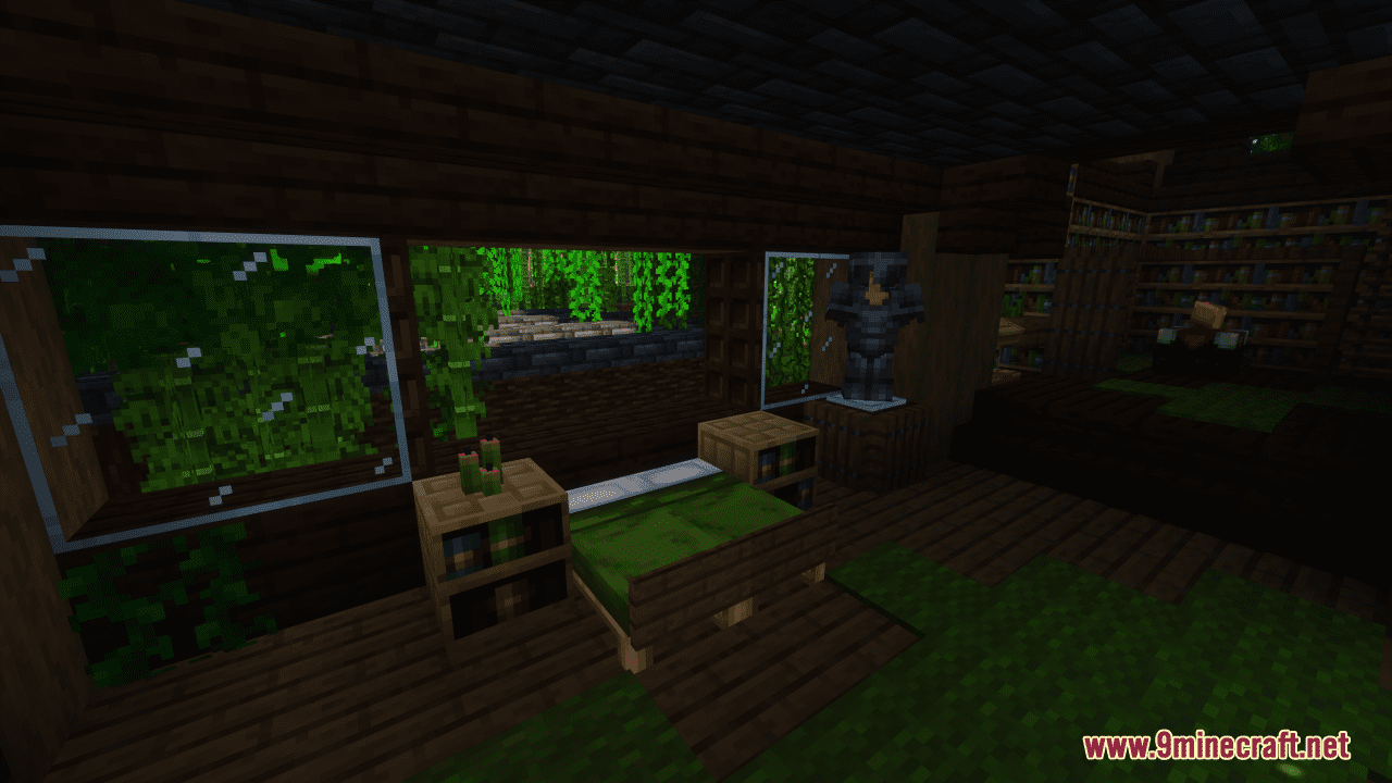 Modern Jungle House Map (1.20.4, 1.19.4) - Panda Heaven 11