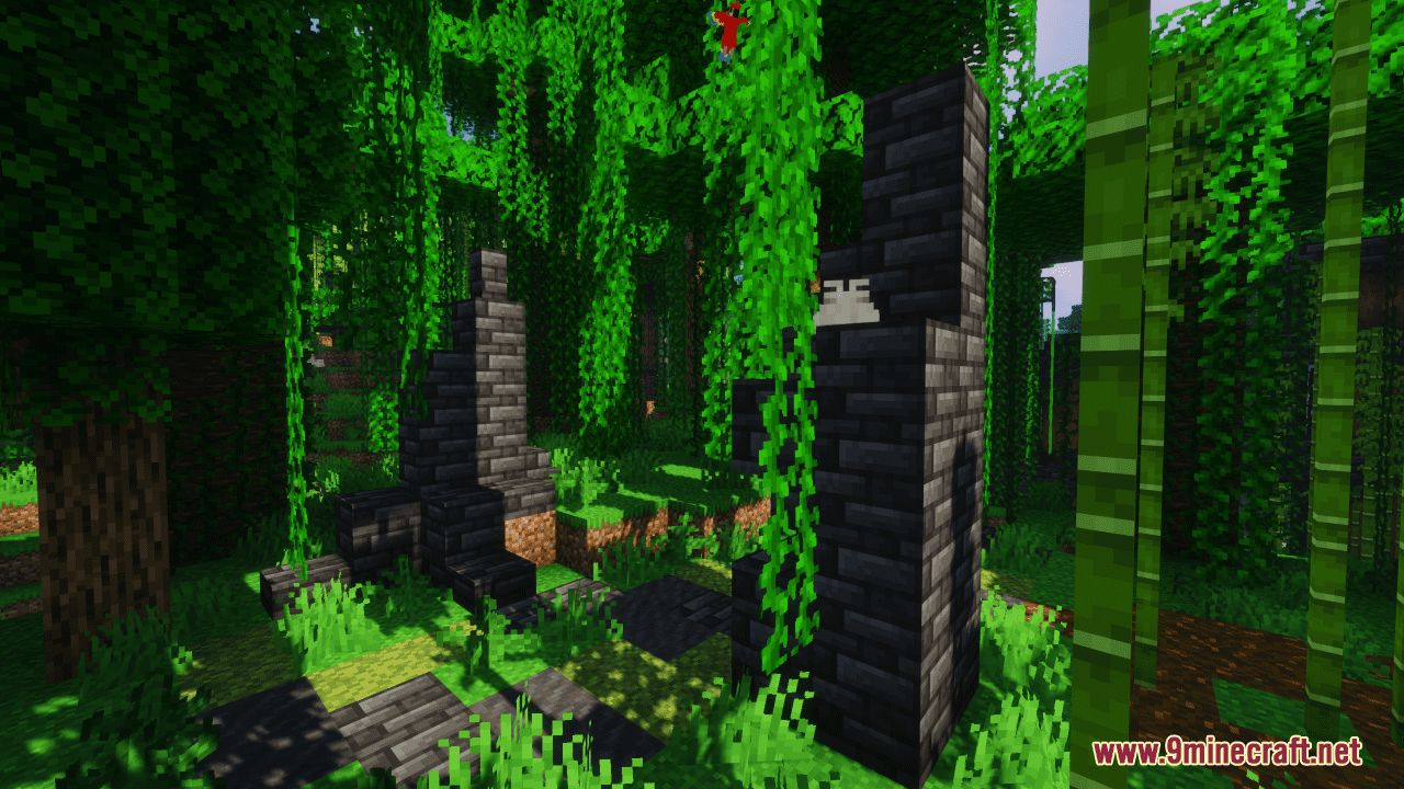 Modern Jungle House Map (1.20.4, 1.19.4) - Panda Heaven 4