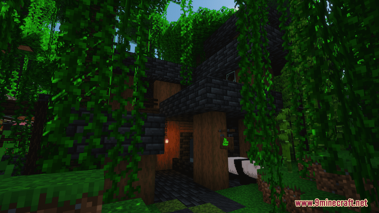 Modern Jungle House Map (1.20.4, 1.19.4) - Panda Heaven 5