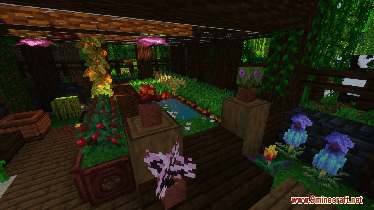 Modern Jungle House Map (1.20.4, 1.19.4) - Panda Heaven 7