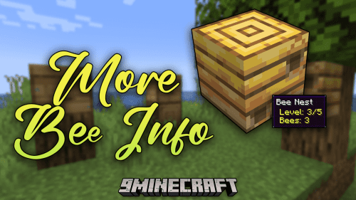 More Bee Info Mod (1.21.1, 1.20.1) – Enhance Your Beekeeping Experience Thumbnail