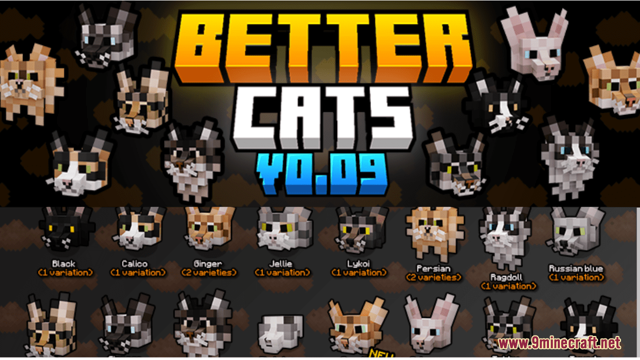 Mrblueyeti's Better Cats Resource Pack (1.20.6, 1.20.1) - Texture Pack 1