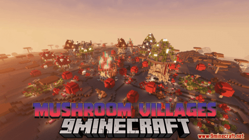 Mushroom Villages Data Pack (1.21, 1.20.1) – Elevate Vanilla Villages with Fungal Wonder! Thumbnail