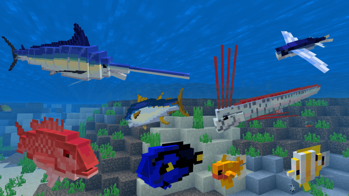 Mystic Moonfish Creatures Addon (1.20) - MCPE/Bedrock Mod 4